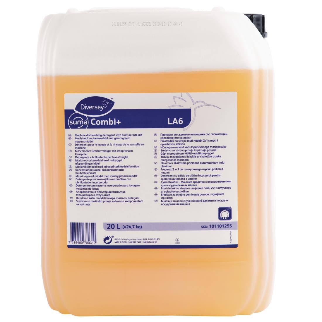 Suma LA6 Warewashing Detergent and Rinse Aid Concentrate 20Ltr