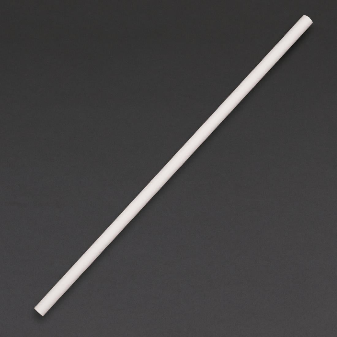 Fiesta Compostable Paper Straws White (Pack of 250)