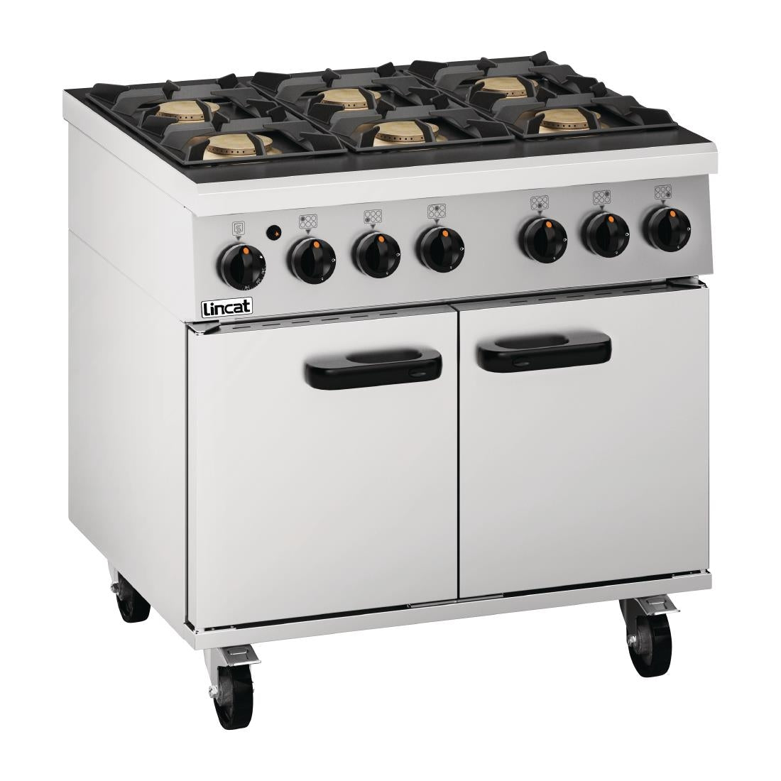 Lincat Phoenix Natural Gas 6 Burner Oven Range PHGR01/N