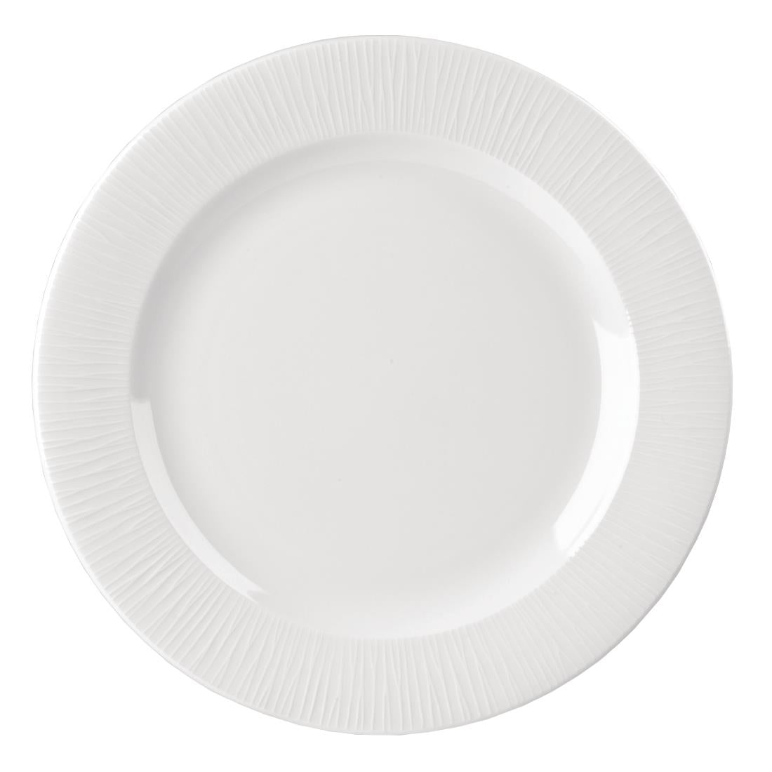 Churchill Bamboo Footed Plate 304mm (Pack of 12)