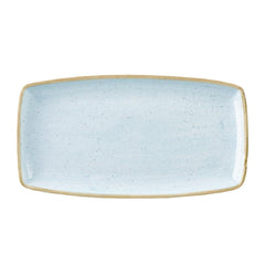 Churchill Stonecast Rectangular Plate Duck Egg Blue 210mm (Pack of 6)
