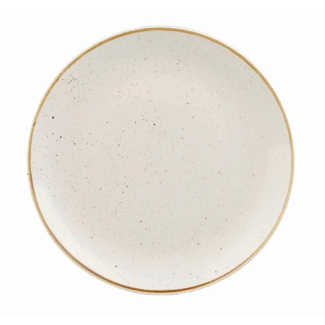 Churchill Stonecast Round Coupe Plate Barley White 200mm (Pack of 12)