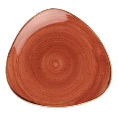 Churchill Stonecast Round Plate Spiced Orange 315mm (Pack of 6)