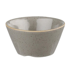 Churchill Stonecast X Squared Sauce Dish Peppercorn Grey 3oz