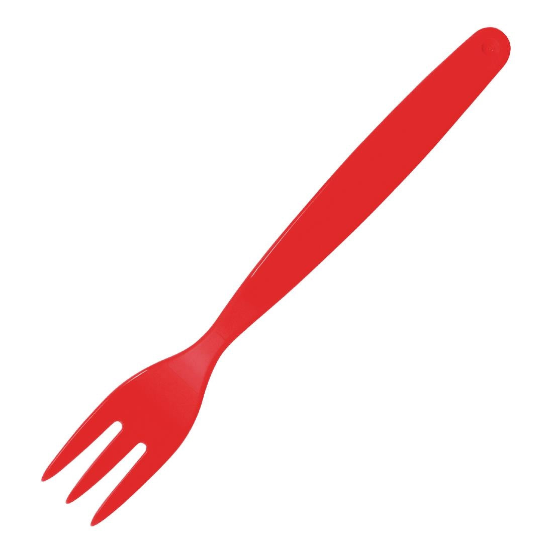 Olympia Kristallon Polycarbonate Forks Red (Pack of 12)