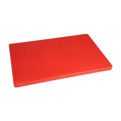 Hygiplas Thick Low Density Red Chopping Board 450x300x20mm