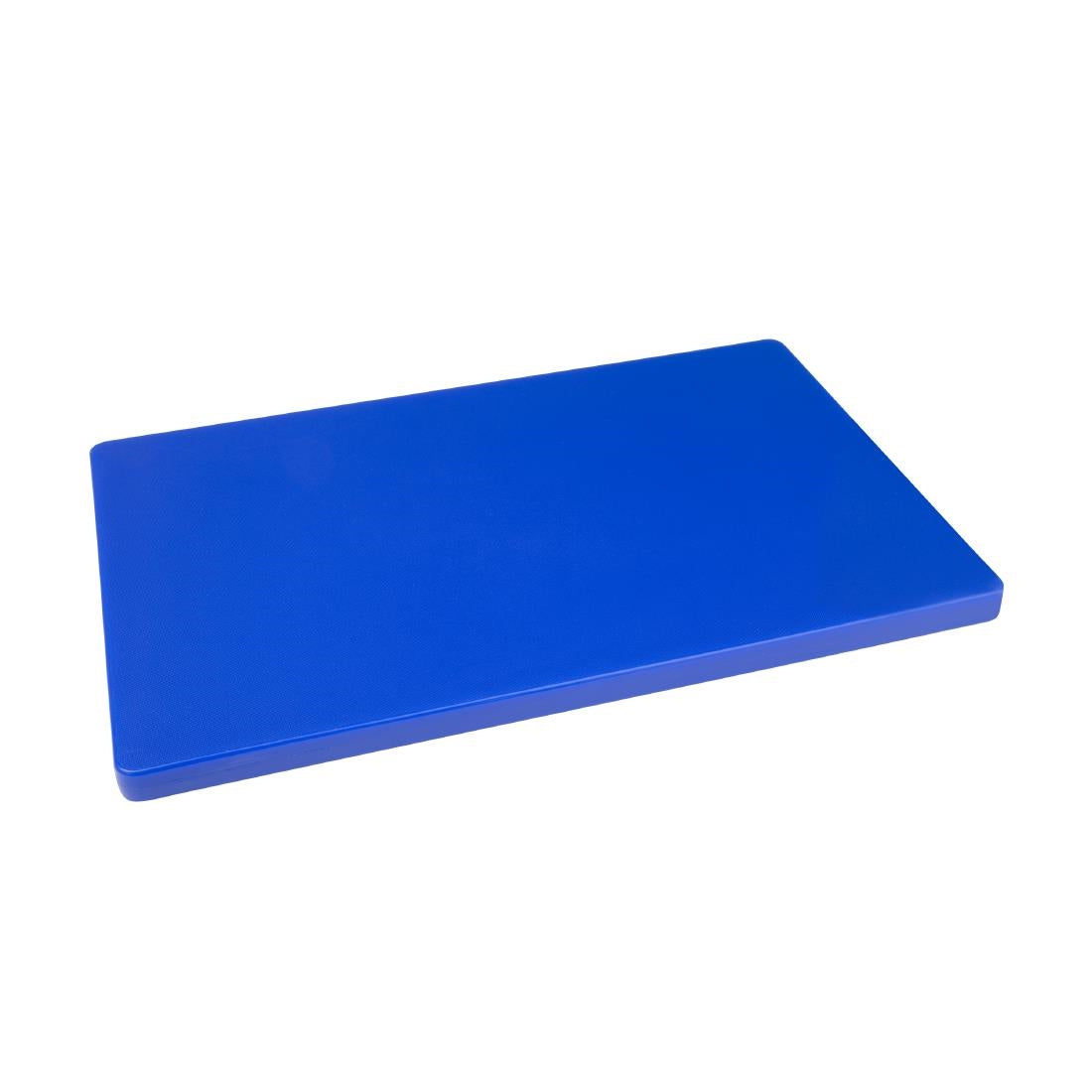 Hygiplas Thick Low Density Blue Chopping Board 450x300x20mm