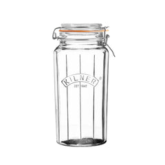 Kilner Facetted Clip Top Jar 1800ml