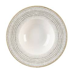 Churchill Studio Prints Homespun Stone Grey Wide Rim Bowl 280mm (Pack of 12)