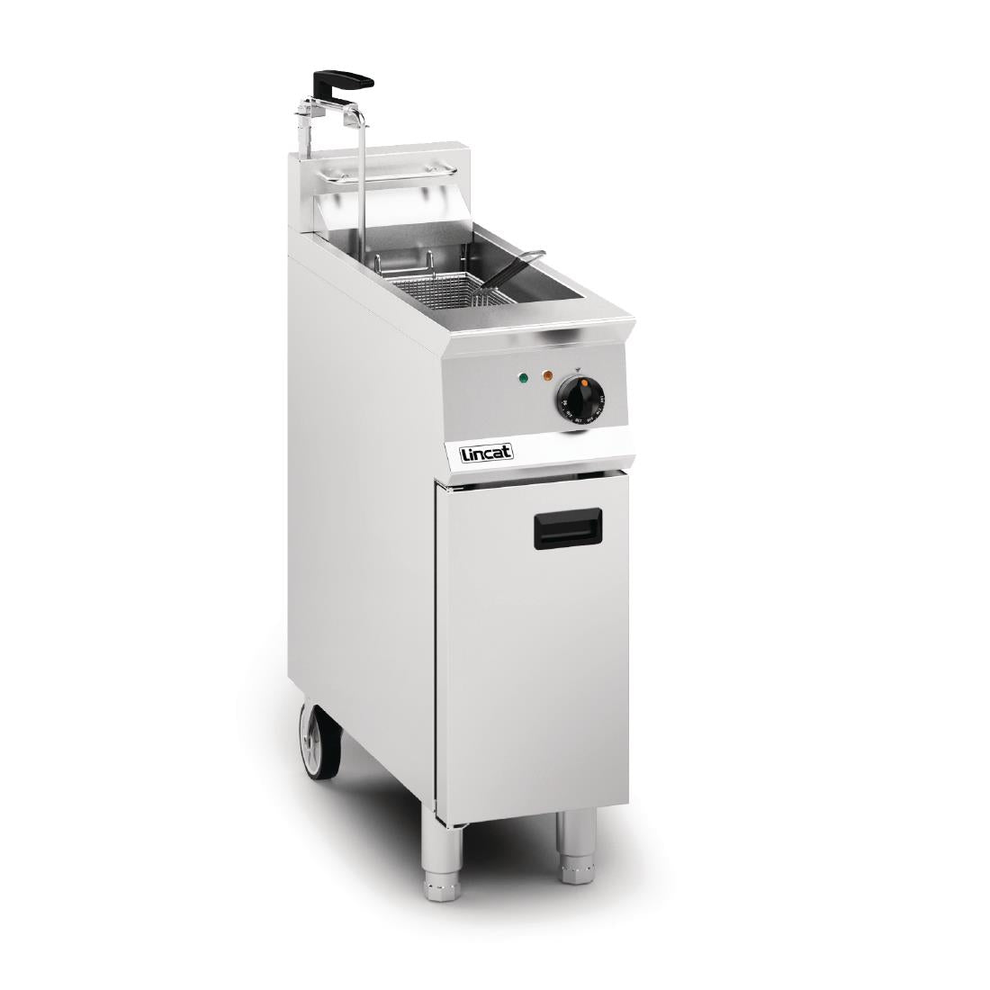 Lincat Opus 800 Single Tank Single Basket Free Standing Electric Filtration Fryer OE8112/OP