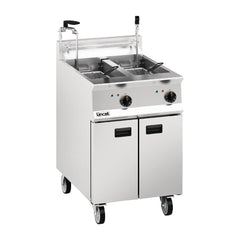 Lincat Opus 800 Twin Tank Twin Basket Free Standing Electric Filtration Fryer OE8113/OP2