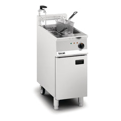 Lincat Opus 800 Single Tank Twin Basket Free Standing Electric Filtration Fryer OE8114/OP