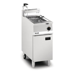 Lincat Opus 800 Single Tank Single Basket Free Standing Natural Gas Filtration Fryer OG8106/OP