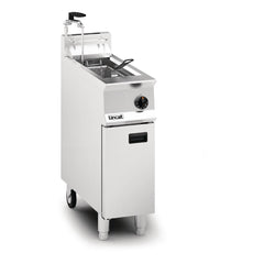 Lincat Opus 800 Single Tank Single Basket Free Standing Natural Gas Filtration Fryer OG8110/OP