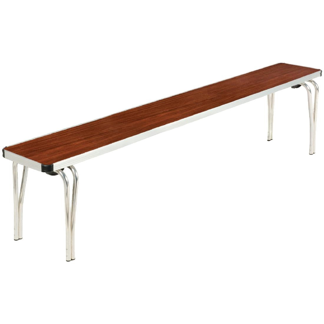 Gopak Contour Stacking Bench Teak Effect 6ft