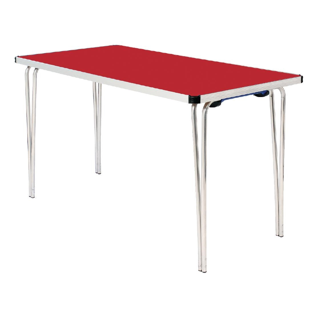 Gopak Contour Folding Table Red 4ft