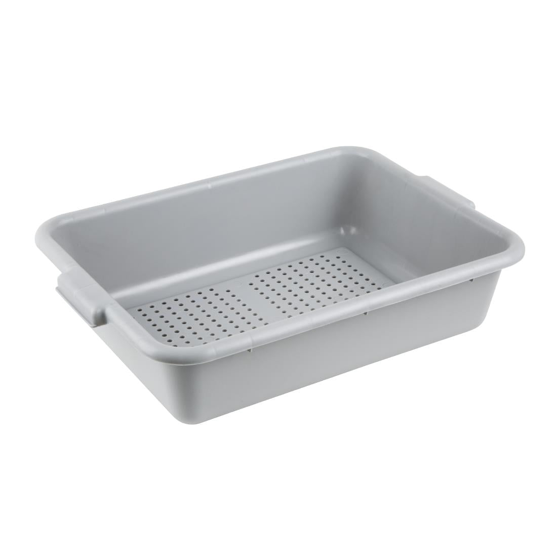 Vogue EDLP Plastic Perforated Storage Box Grey