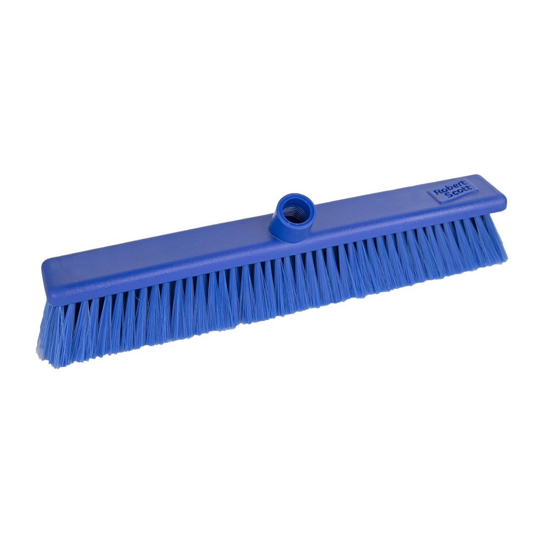 Jantex Hygiene Broom Soft Bristle Blue 18in