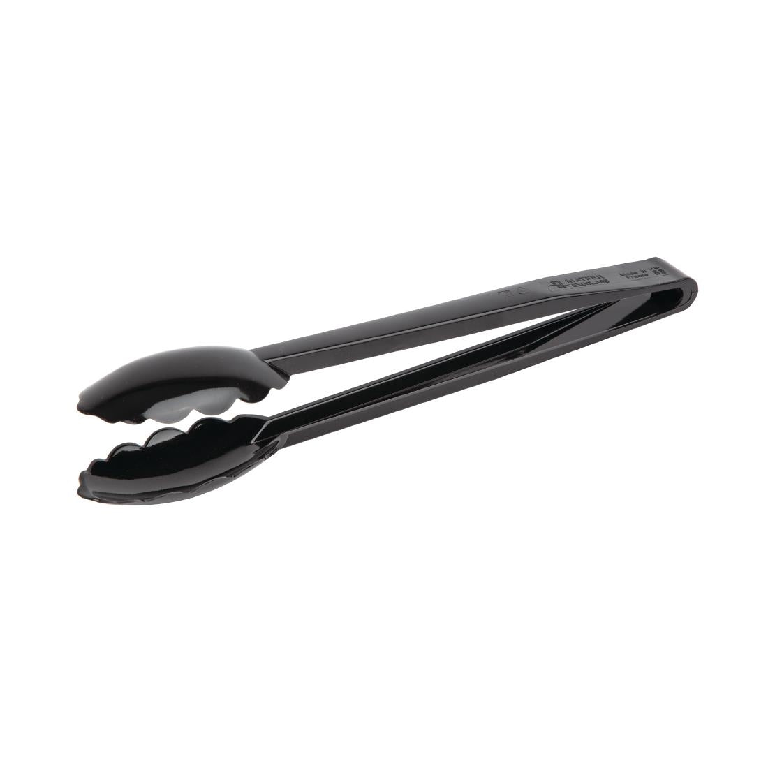 Matfer Bourgeat Exoglass Tongs Black 12"