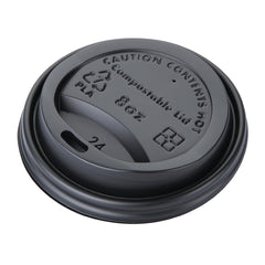 Fiesta Compostable Lids for 8oz Hot Cups (Pack of 1000)