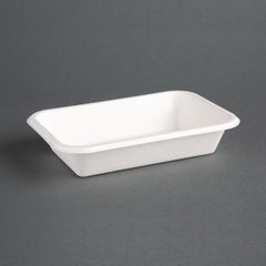 Fiesta Compostable Bagasse Food Trays 16oz (Pack of 50)