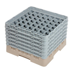 Cambro Camrack Beige 49 Compartments Max Glass Height 298mm