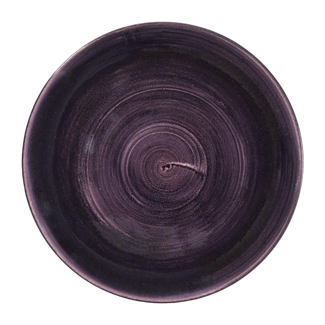 Churchill Stonecast Patina Deep Purple Coupe Plate 288mm (Pack of 12)