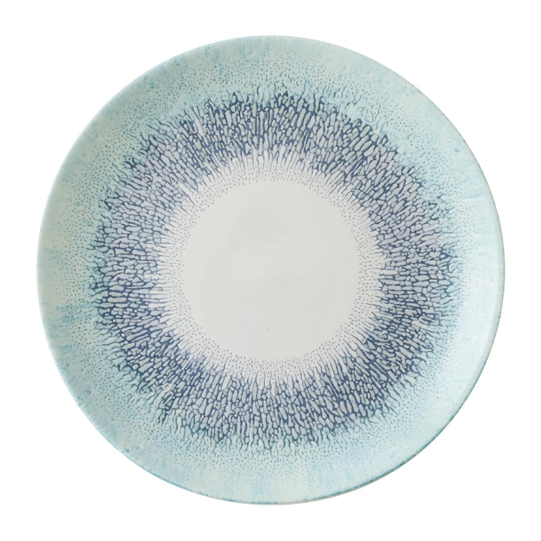 Churchill Studio Prints Fusion Blue Coupe Plate 217mm (Pack of 12)