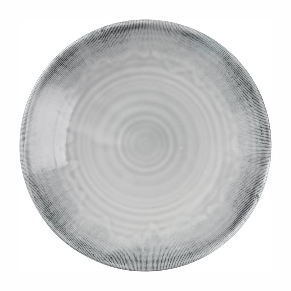 Churchill Harvest Flux Grey Organic Coupe Plate 164mm (Pack of 12)