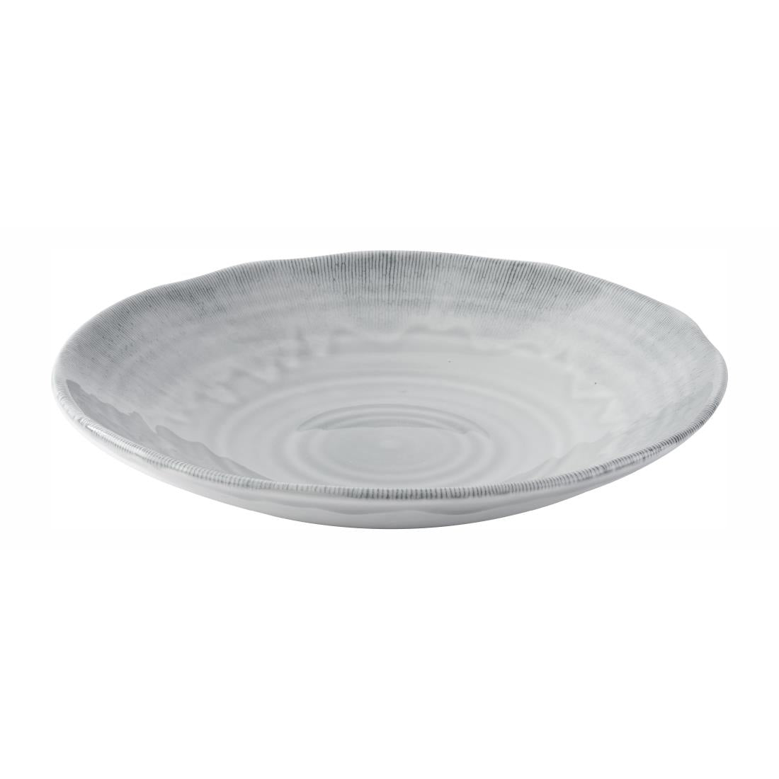 Churchill Harvest Flux Grey Organic Coupe Bowl 250mm (Pack of 12)