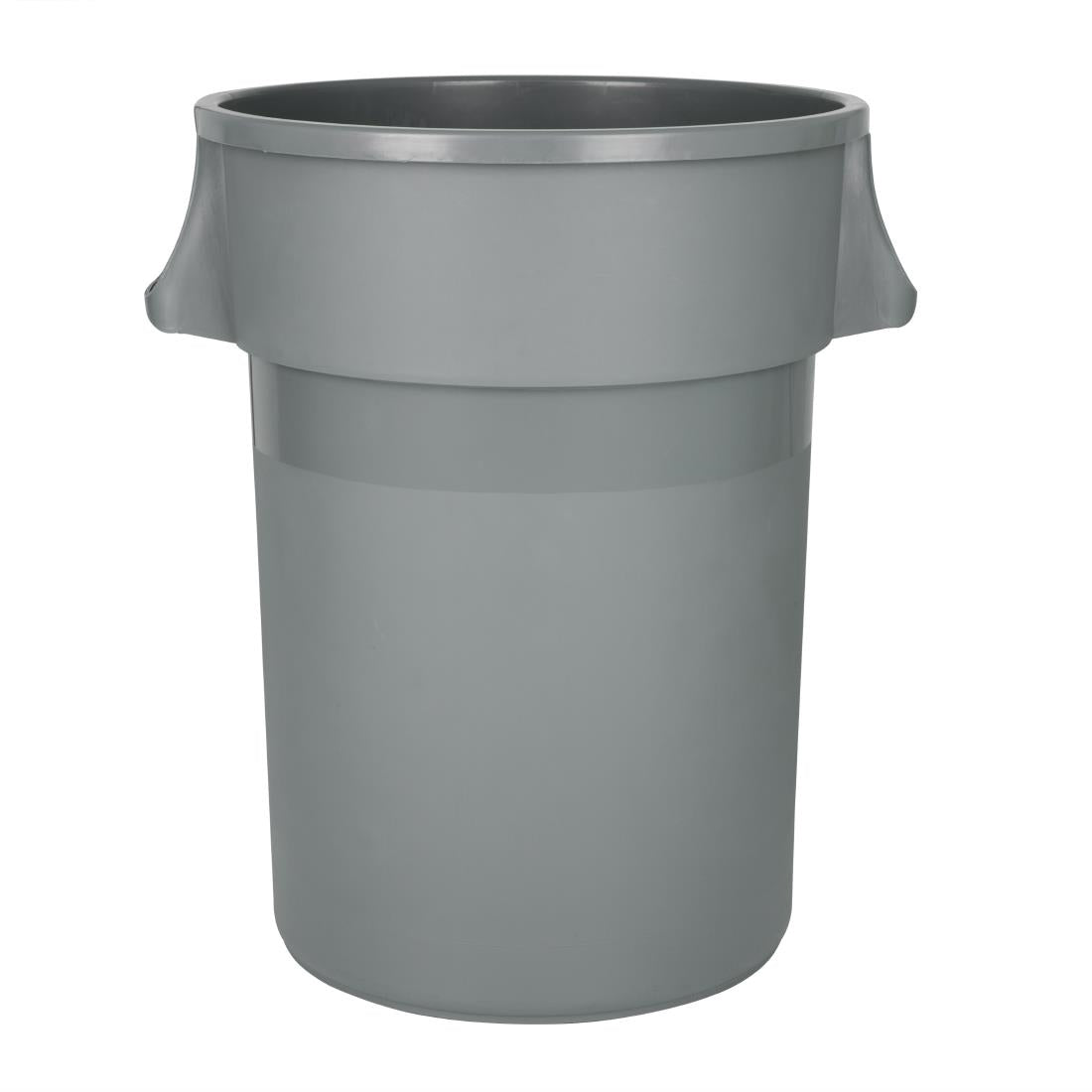 Jantex Heavy-Duty Round Bin Grey 160Ltr