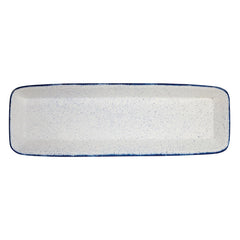 Churchill Stonecast Hints Rectangular Baking Dishes Indigo Blue 160 x 530mm