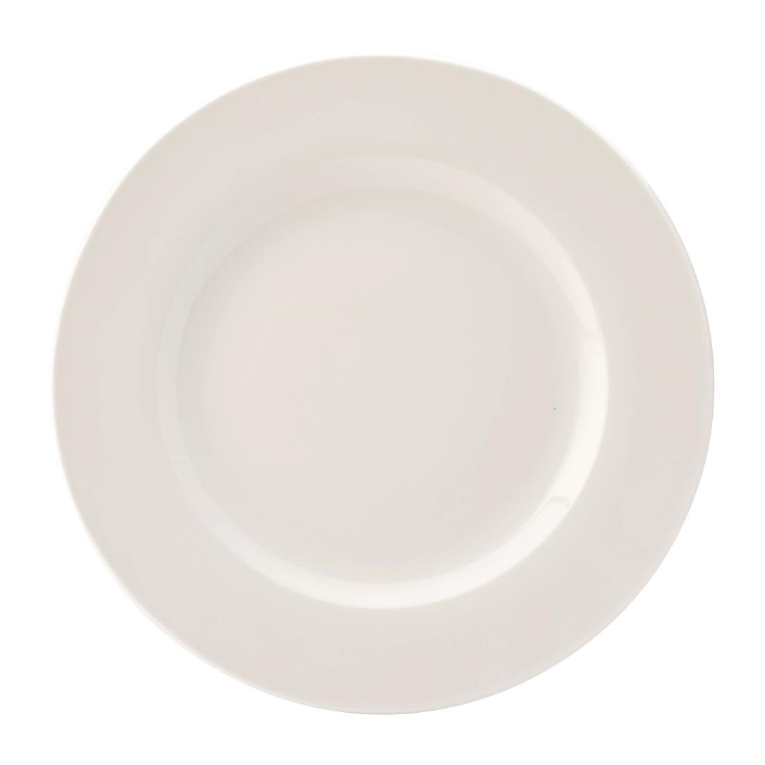 Utopia Pure White Wide Rim Plates 270mm (Pack of 18)