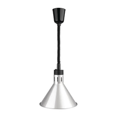 Buffalo Conical Retractable Heat Shade Silver Finish