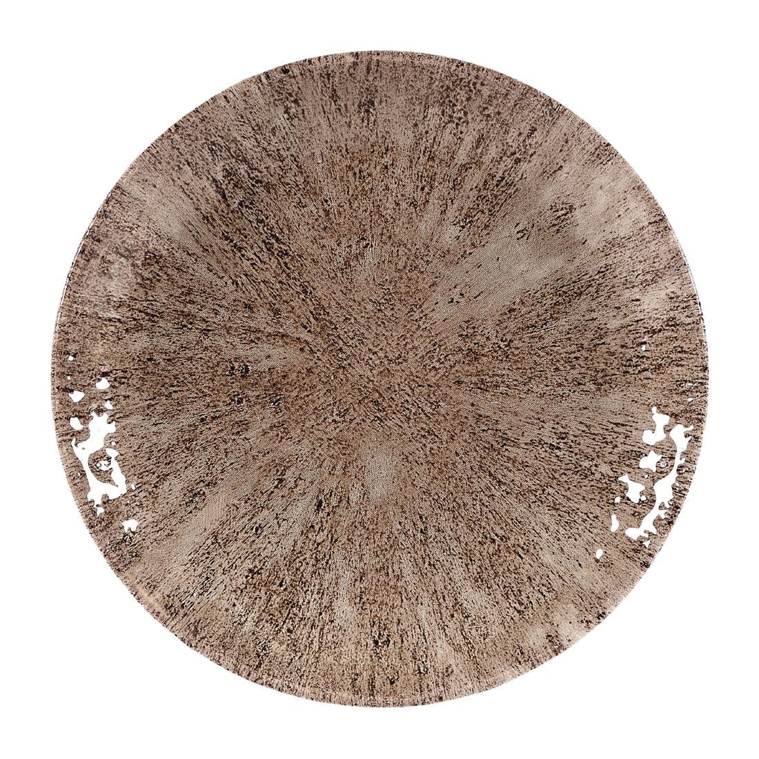 Churchill Stone Zircon Brown Evolve Coupe Plates 165mm (Pack of 12)