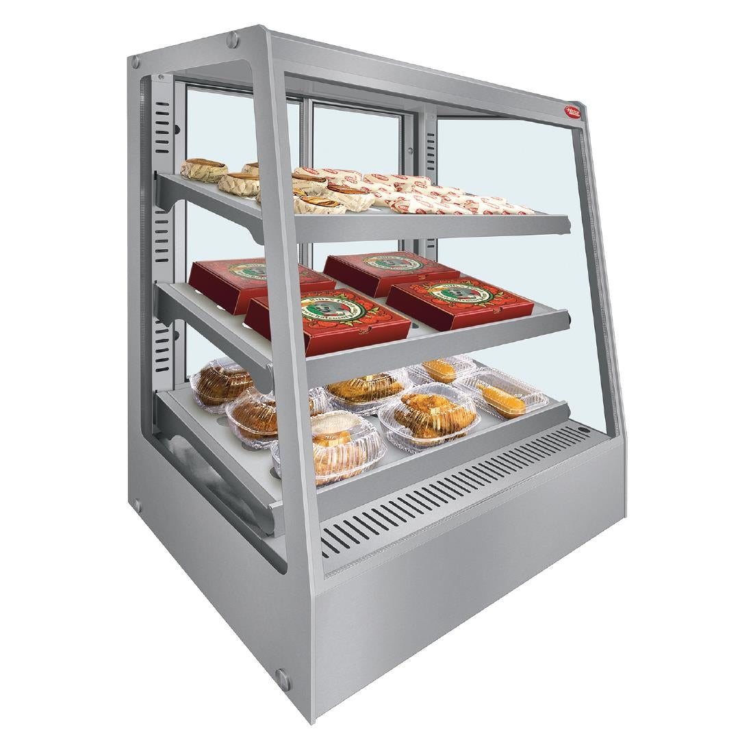 Hatco Glo-Max Countertop Heated Display Case Rear Sliding Glass Doors GMHDH-3PT