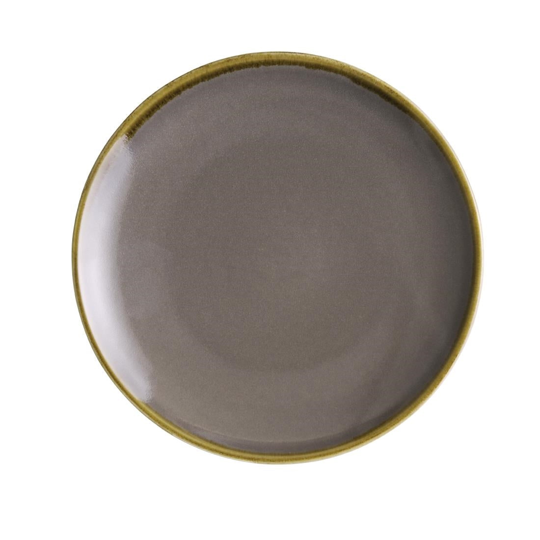 Olympia Kiln Smoke Round Coupe Plates 180mm (Pack of 6)