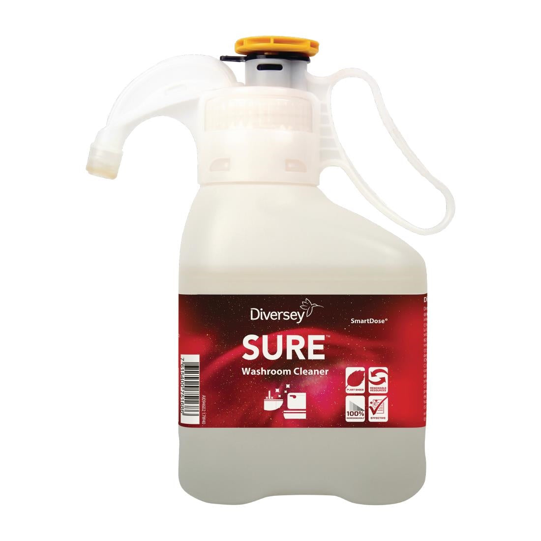 Diversey SURE SmartDose Washroom Cleaner Concentrate 1.4 Litre