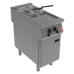 Falcon F900 Twin Pan, Twin Basket Electric Fryer on Feet E9342