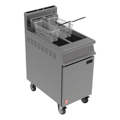 Falcon Dominator Twin Pan, Twin Basket Natural Gas Fryer G3845