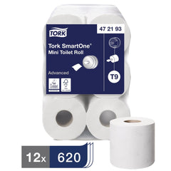 Tork SmartOne Mini Toilet Rolls (Pack of 12)