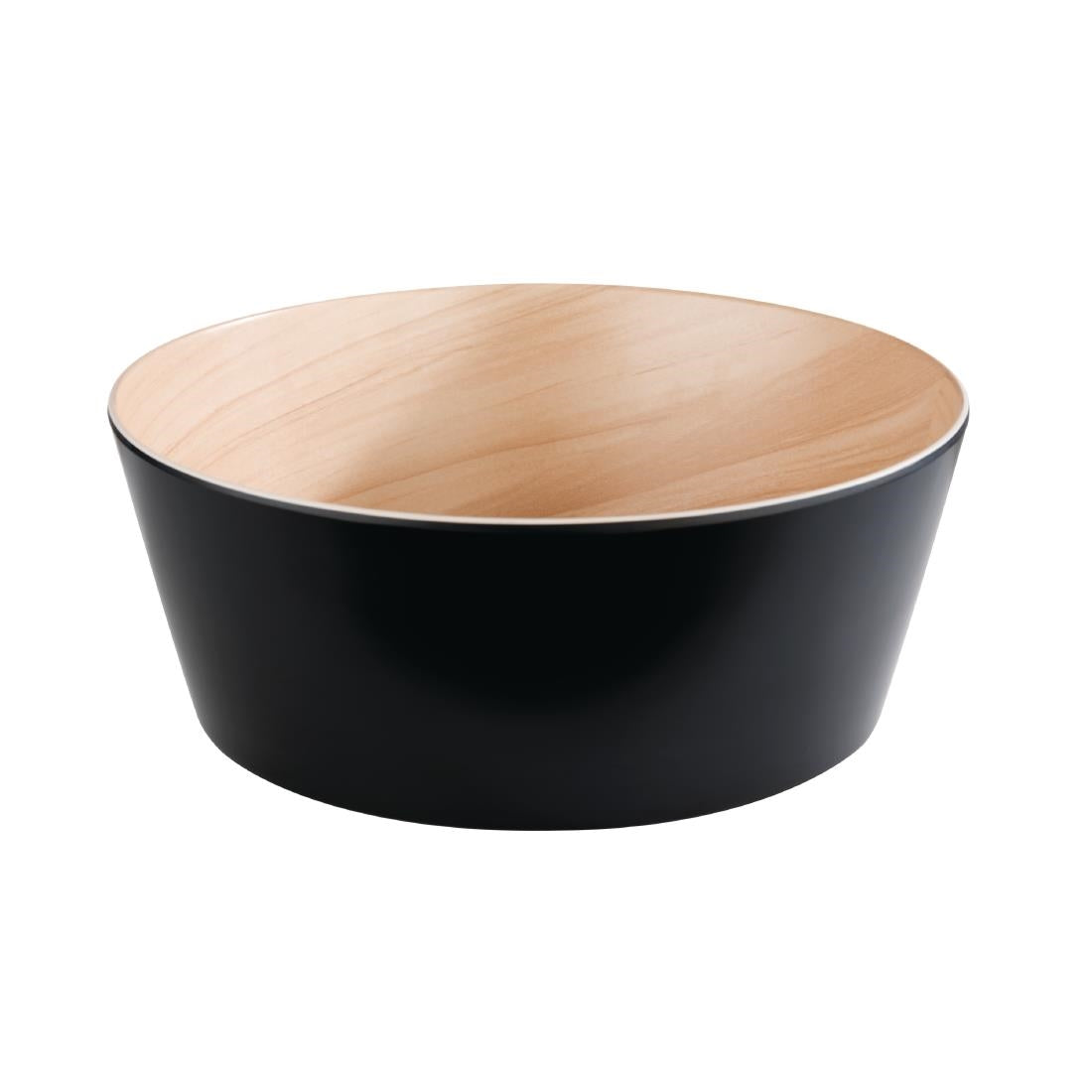 APS Frida Bowl Wood & Black 265(Ø)mm 3.4Ltr