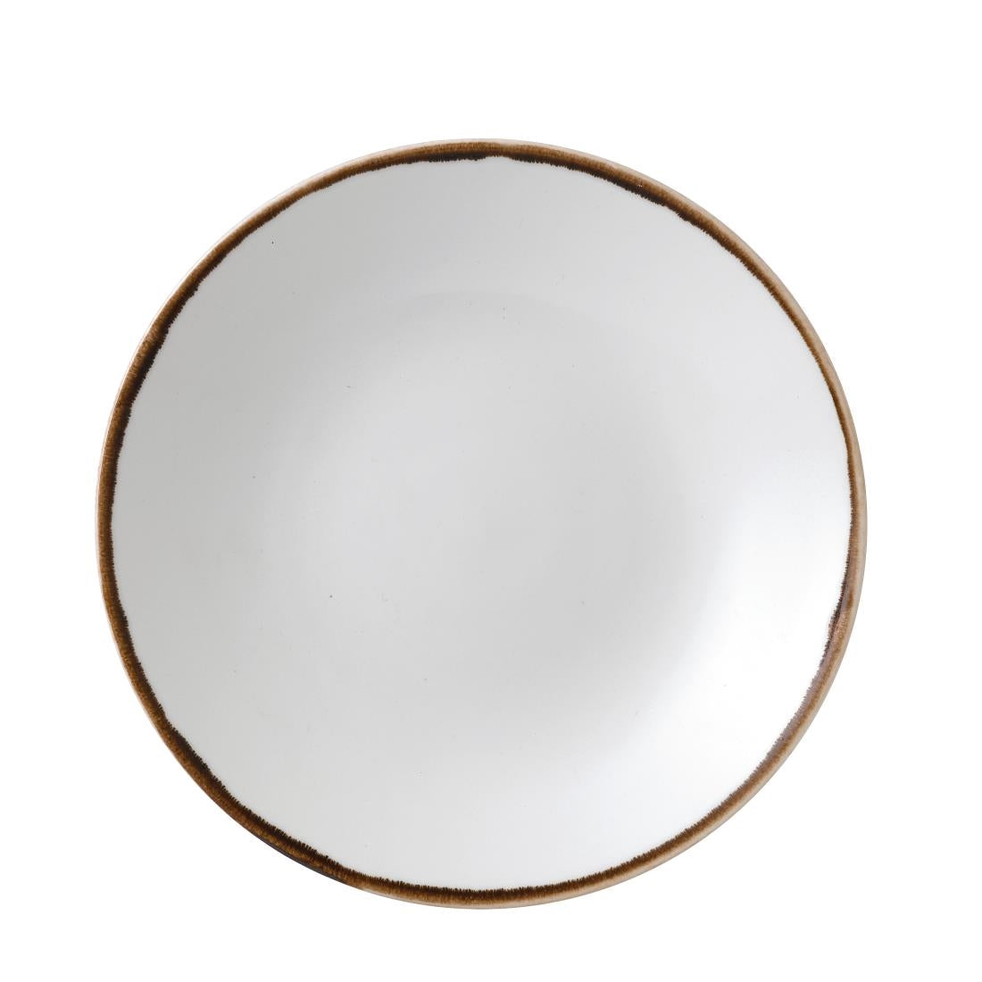 Dudson Harvest Deep Coupe Plates Natural 255mm (Pack of 12)