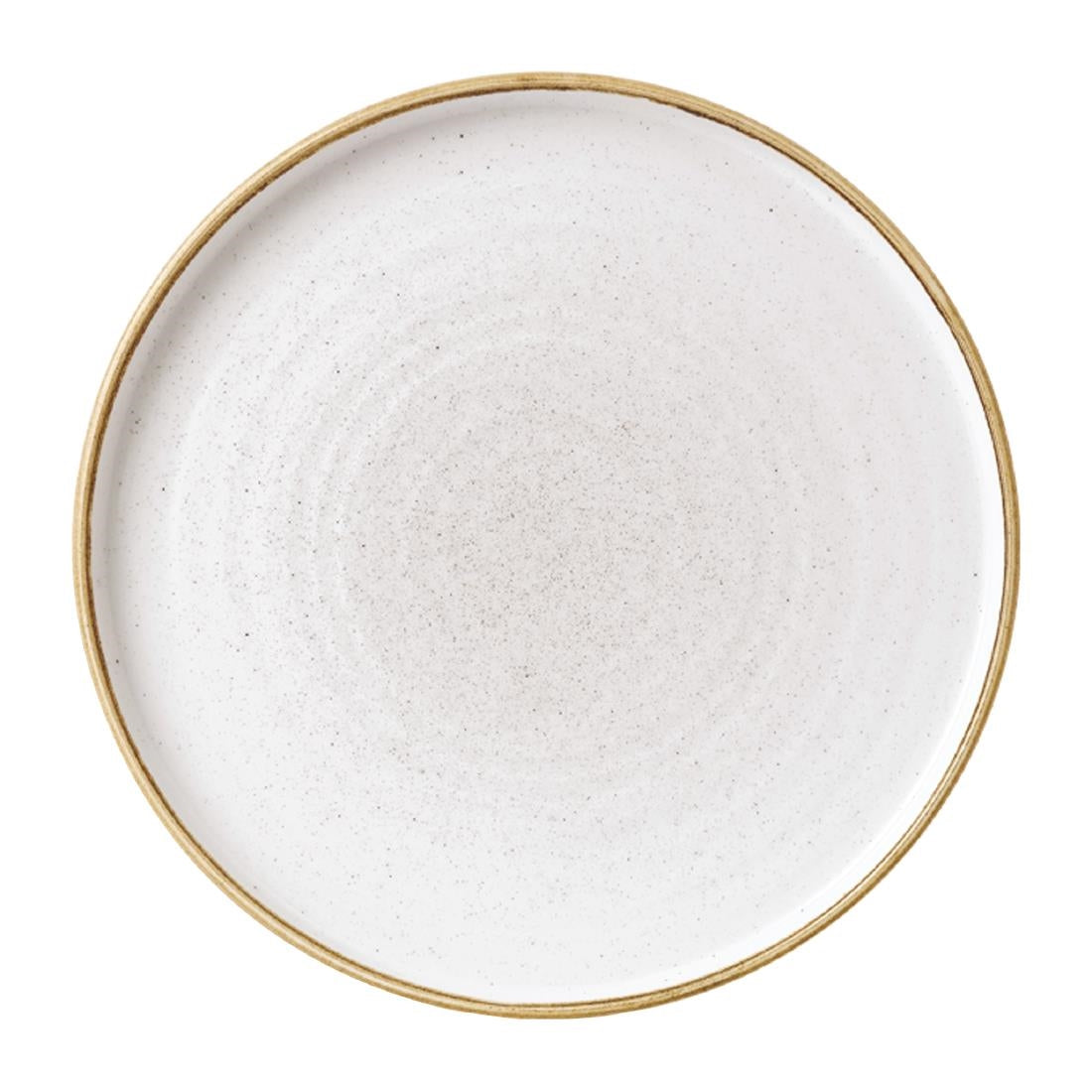 Churchill Stonecast Walled Chefs Plates Barley White 260mm (Pack of 6)