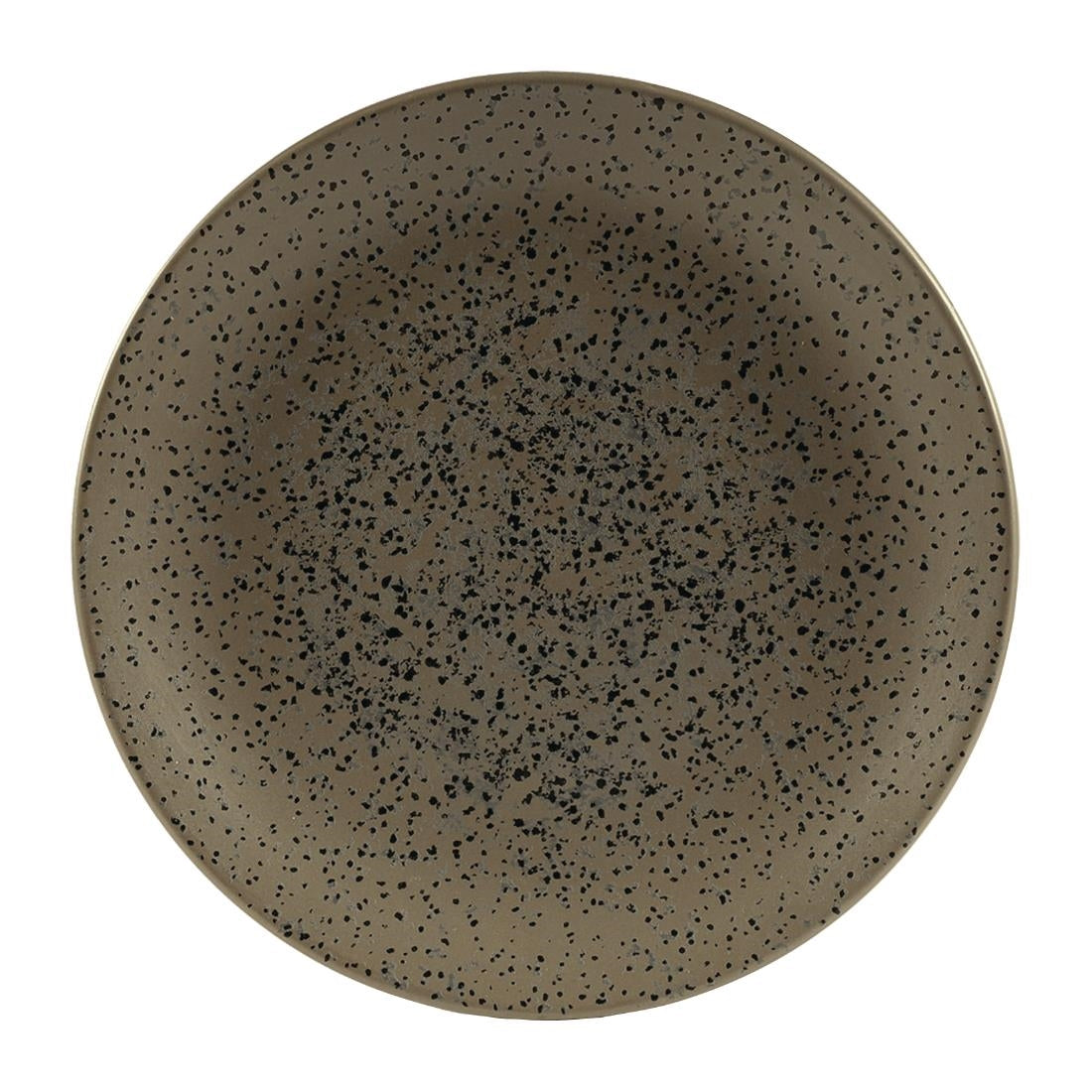 Churchill Menu Shades Caldera Coupe Plates Flint Grey 205mm (Pack of 6)