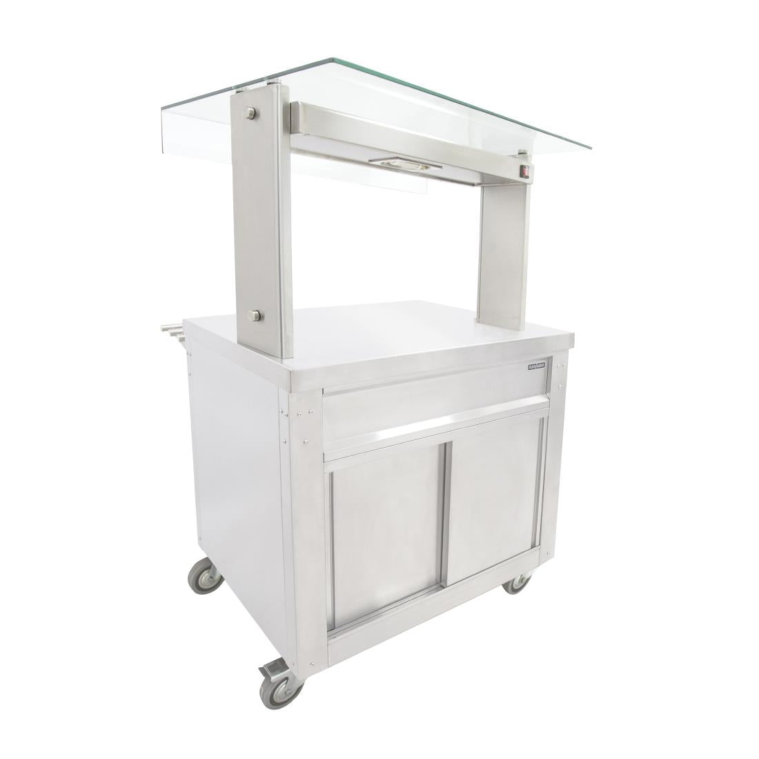 Parry Flexi-Serve Ambient Cupboard with Plain Top and Led Illuminated Gantry FS-A2PACK