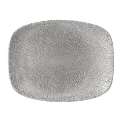 Churchill Raku Oblong Plates Jasper Grey 262x203mm (Pack of 12)