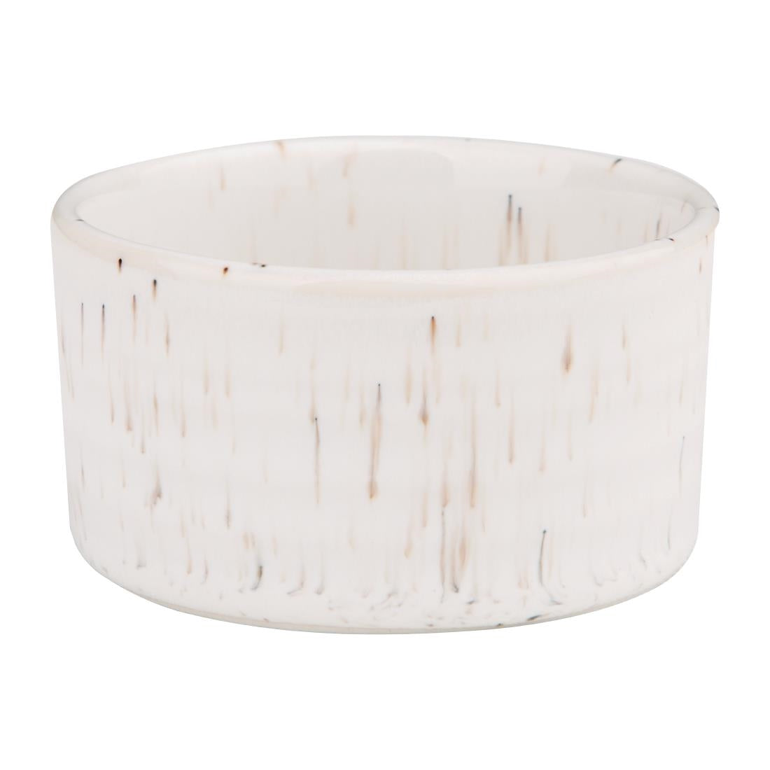 Olympia Cavolo Dipping Dish White Speckle 67mm (Pack of 12)