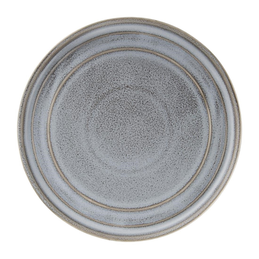 Olympia Cavolo Flat Round Plates Charcoal Dusk 220mm (Pack of 6)