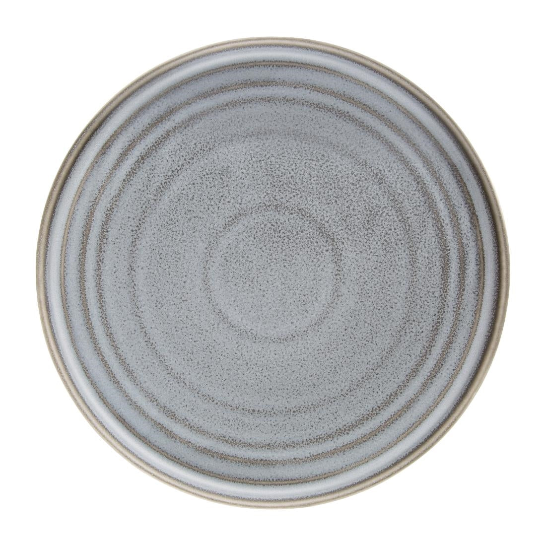 Olympia Cavolo Flat Round Plates Charcoal Dusk 270mm (Pack of 4)
